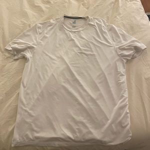 Johnnie-O White T Shirt Large